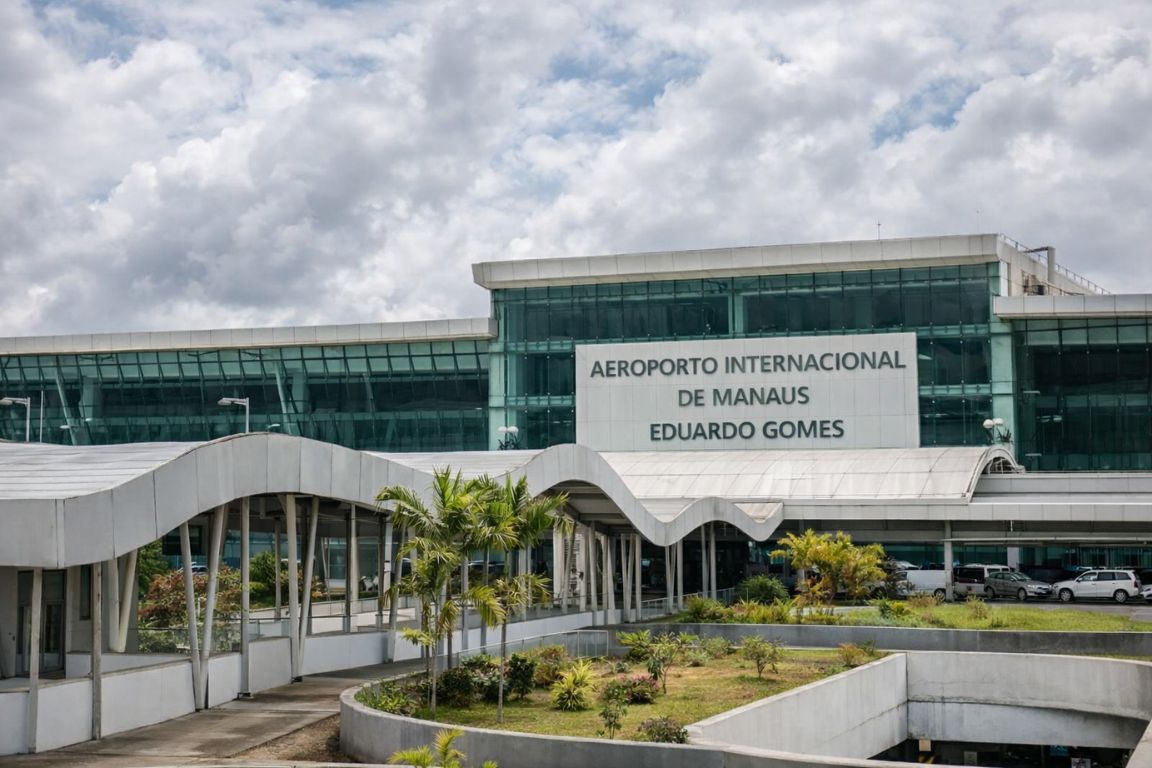 Manaus Eduardo Gomes International Airport, main entry point for Brazilian Amazon tours.